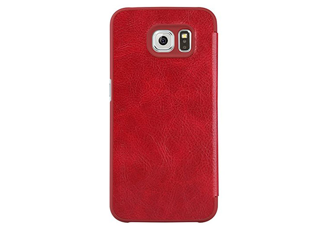 Чехол Nillkin Qin leather case для Samsung Galaxy S6 SM-G920 (красный, кожаный)