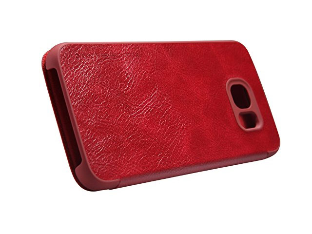 Чехол Nillkin Qin leather case для Samsung Galaxy S6 SM-G920 (красный, кожаный)