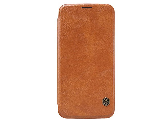 Чехол Nillkin Qin leather case для Samsung Galaxy S6 SM-G920 (коричневый, кожаный)