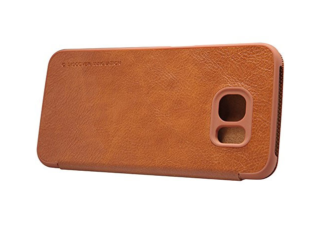 Чехол Nillkin Qin leather case для Samsung Galaxy S6 SM-G920 (коричневый, кожаный)