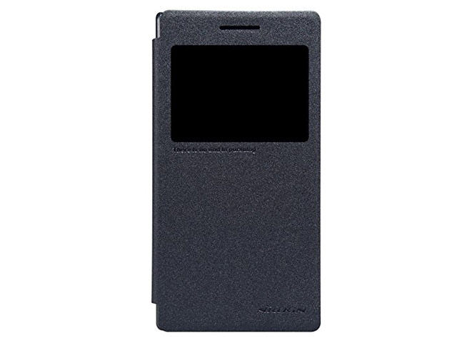 Чехол Nillkin Sparkle Leather Case для Lenovo P70 (темно-серый, винилискожа)