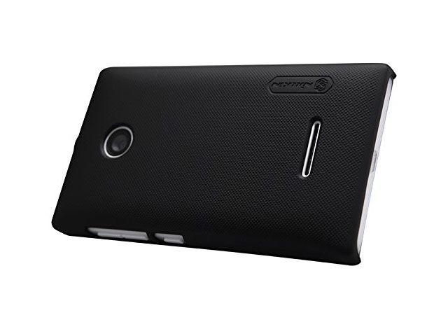 Чехол Nillkin Hard case для Microsoft Lumia 532 (черный, пластиковый)
