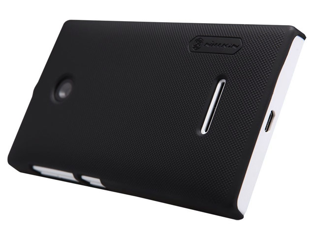 Чехол Nillkin Hard case для Microsoft Lumia 435 (черный, пластиковый)