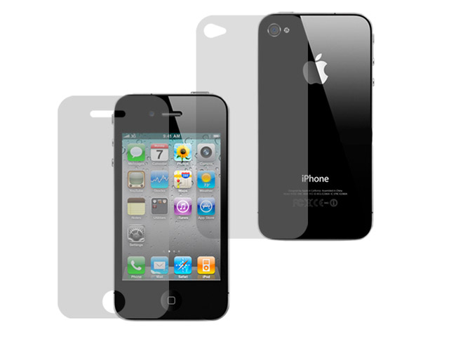 Защитная пленка Zichen для Apple iPhone 4 (матовая, двухсторонняя)