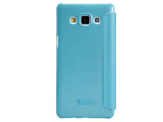 Чехол Nillkin Sparkle Leather Case для Samsung Galaxy A5 SM-A500 (голубой, винилискожа)