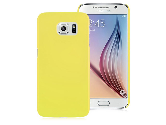 Чехол Yotrix HardCase для Samsung Galaxy S6 SM-G920 (желтый, пластиковый)