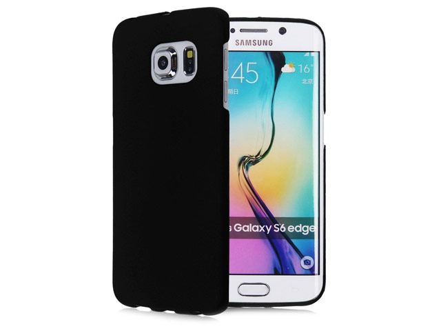 Чехол Yotrix HardCase для Samsung Galaxy S6 edge SM-G925 (черный, пластиковый)