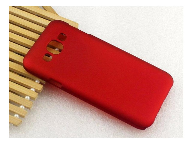 Чехол Yotrix HardCase для Samsung Galaxy E5 SM-E500 (красный, пластиковый)