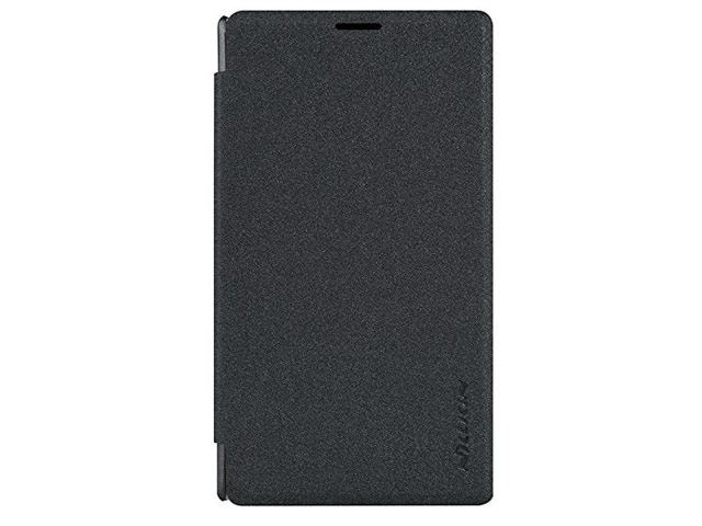 Чехол Nillkin Sparkle Leather Case для Microsoft Lumia 435 (темно-серый, винилискожа)