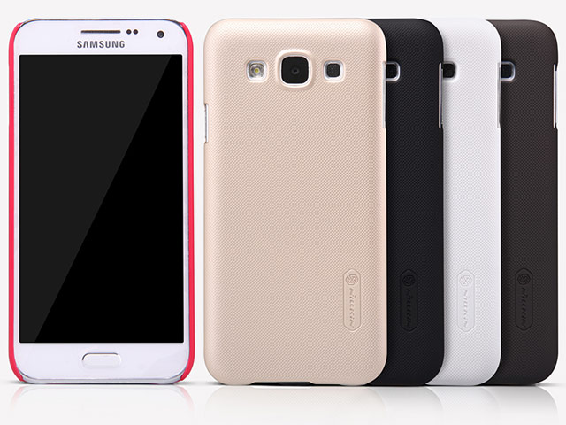 Чехол Nillkin Hard case для Samsung Galaxy E5 SM-E500 (белый, пластиковый)