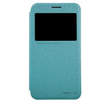Чехол Nillkin Sparkle Leather Case для Samsung Galaxy Grand Max SM-G720 (голубой, винилискожа)