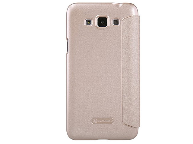 Чехол Nillkin Sparkle Leather Case для Samsung Galaxy Grand Max SM-G720 (золотистый, винилискожа)