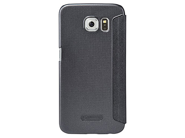 Чехол Nillkin Sparkle Leather Case для Samsung Galaxy S6 SM-G920 (темно-серый, винилискожа)
