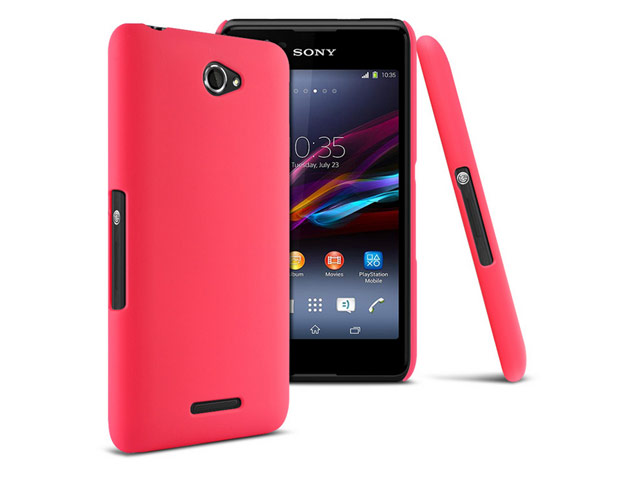 Чехол Yotrix HardCase для Sony Xperia E4 (красный, пластиковый)