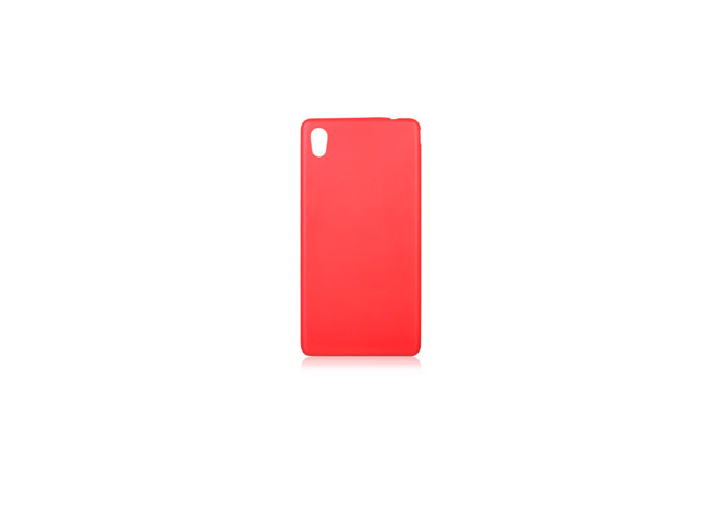 Чехол Yotrix HardCase для Sony Xperia M4 Aqua (красный, пластиковый)