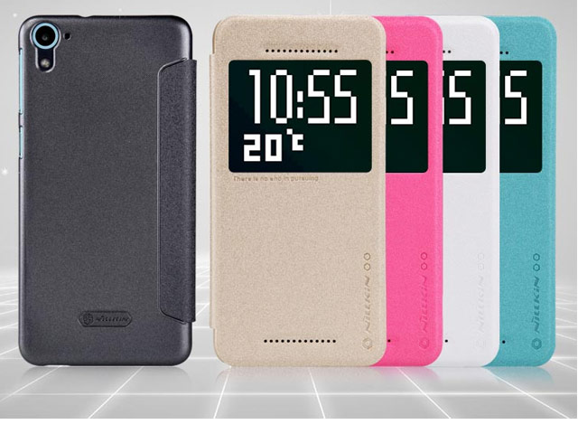 Чехол Nillkin Sparkle Leather Case для HTC Desire 826 (темно-серый, винилискожа)