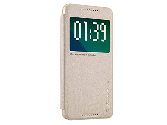 Чехол Nillkin Sparkle Leather Case для HTC Desire 626 (золотистый, винилискожа)