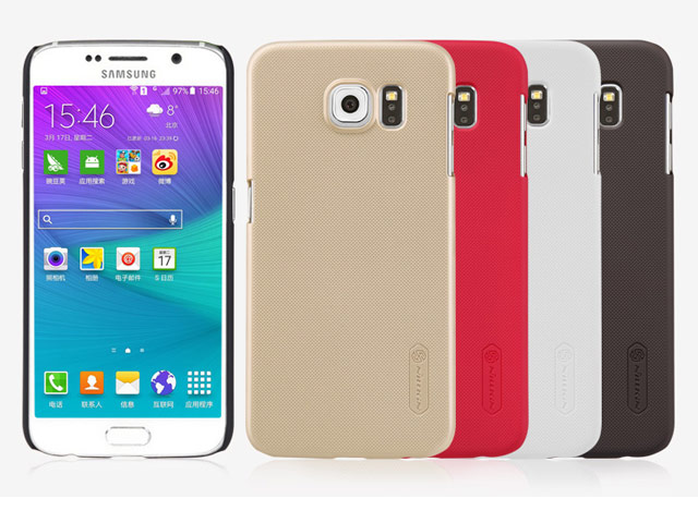 Чехол Nillkin Hard case для Samsung Galaxy S6 SM-G920 (золотистый, пластиковый)