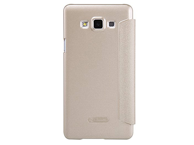 Чехол Nillkin Sparkle Leather Case для Samsung Galaxy A7 SM-A700 (золотистый, винилискожа)