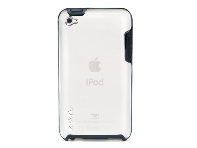 Чехол X-Doria Dual Material Case для Apple iPod touch (4-th gen) (черный/прозрачный)