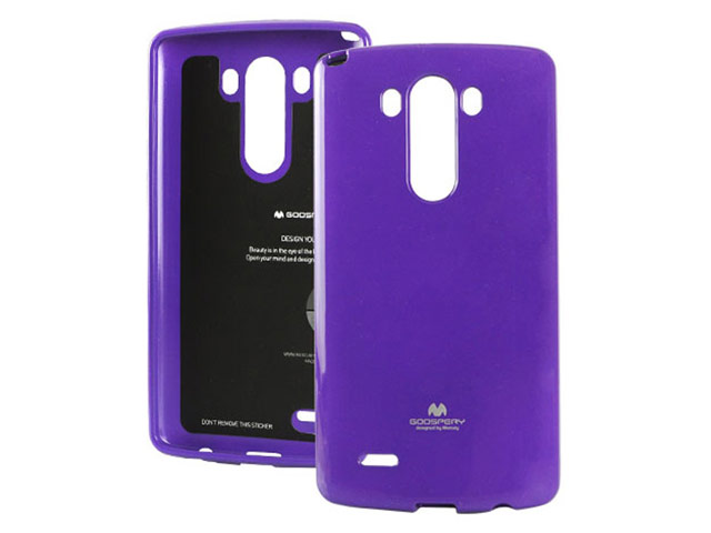 Чехол Mercury Goospery Jelly Case для LG G4 F500 (фиолетовый, гелевый)