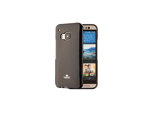 Чехол Mercury Goospery Jelly Case для HTC One M9 (черный, гелевый)
