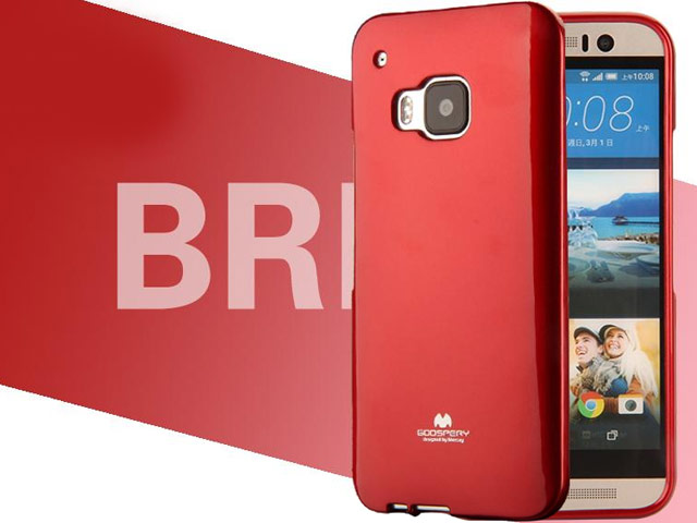 Чехол Mercury Goospery Jelly Case для HTC One M9 (красный, гелевый)
