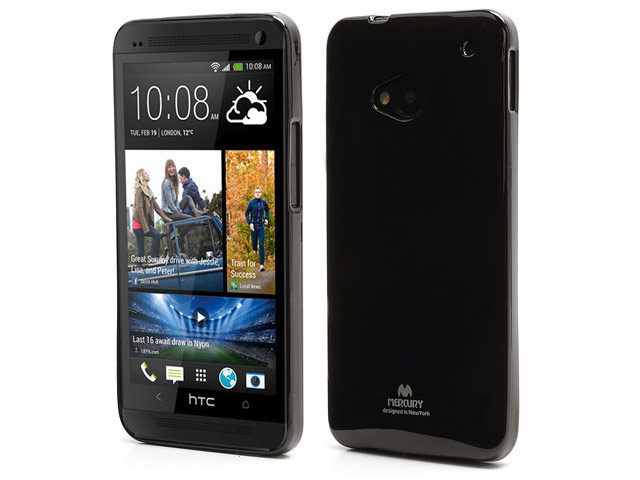 Чехол Mercury Goospery Jelly Case для HTC One dual sim 802t (черный, гелевый)