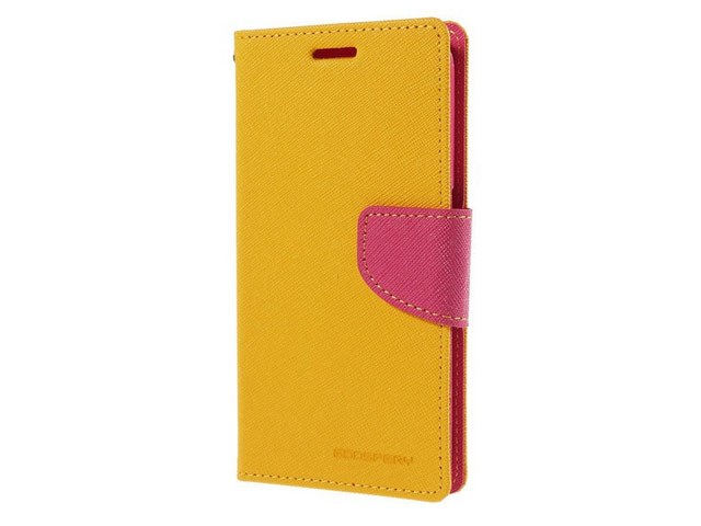 Чехол Mercury Goospery Fancy Diary Case для Samsung Galaxy S6 SM-G920 (желтый, винилискожа)