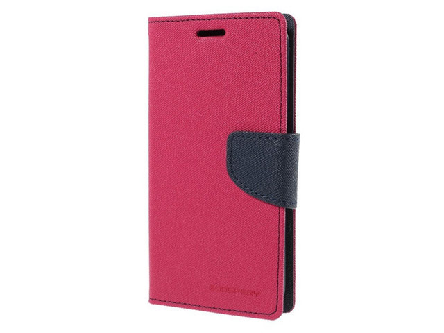 Чехол Mercury Goospery Fancy Diary Case для Samsung Galaxy S6 SM-G920 (малиновый, винилискожа)