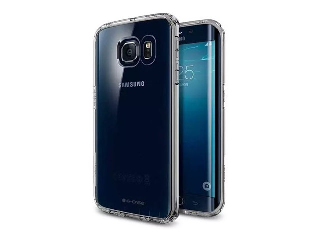 Чехол G-Case Ultra Slim Case для Samsung Galaxy S6 edge SM-G925 (серый, гелевый)