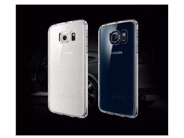 Чехол G-Case Ultra Slim Case для Samsung Galaxy S6 edge SM-G925 (серый, гелевый)