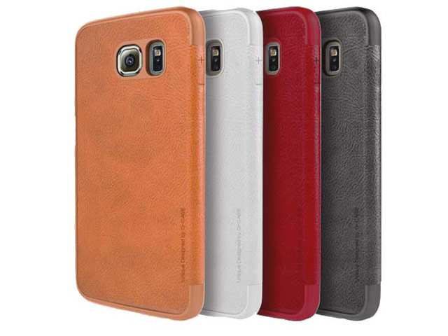 Чехол G-Case Business Series для Samsung Galaxy S6 SM-G920 (черный, кожаный)