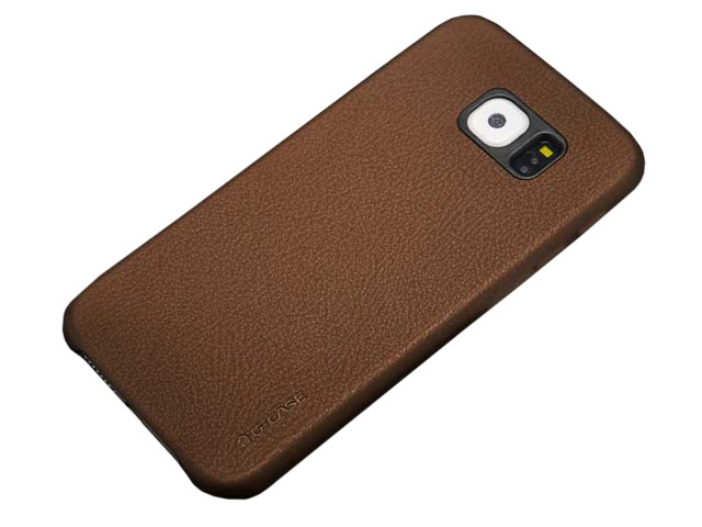 Чехол G-Case Noble Series для Samsung Galaxy S6 SM-G920 (коричневый, кожаный)