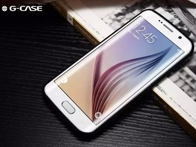 Чехол G-Case Noble Series для Samsung Galaxy S6 edge SM-G925 (черный, кожаный)