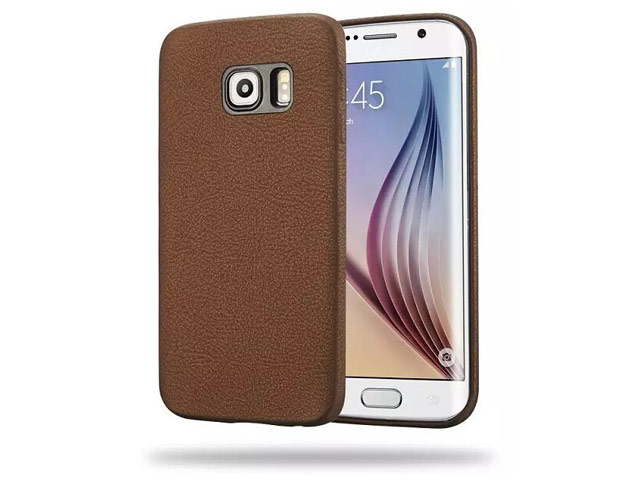 Чехол G-Case Noble Series для Samsung Galaxy S6 edge SM-G925 (черный, кожаный)