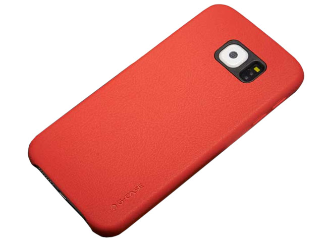 Чехол G-Case Noble Series для Samsung Galaxy S6 edge SM-G925 (красный, кожаный)
