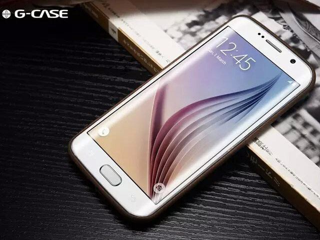 Чехол G-Case Noble Series для Samsung Galaxy S6 edge SM-G925 (коричневый, кожаный)