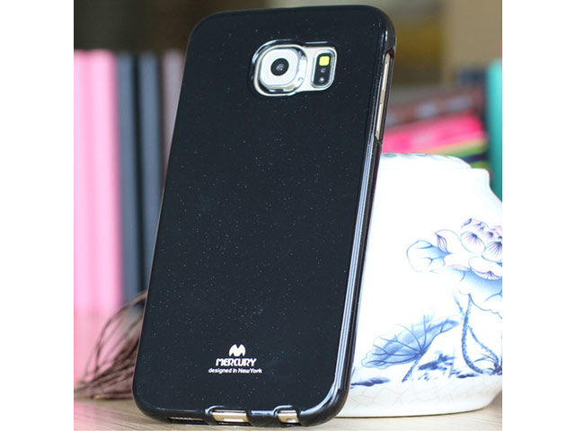 Чехол Mercury Goospery Jelly Case для Samsung Galaxy S6 SM-G920 (черный, гелевый)