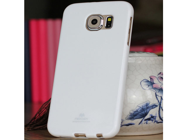 Чехол Mercury Goospery Jelly Case для Samsung Galaxy S6 SM-G920 (белый, гелевый)