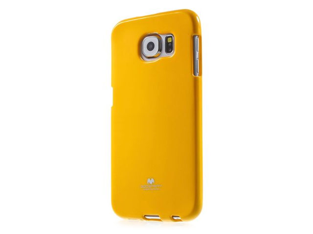 Чехол Mercury Goospery Jelly Case для Samsung Galaxy S6 SM-G920 (оранжевый, гелевый)