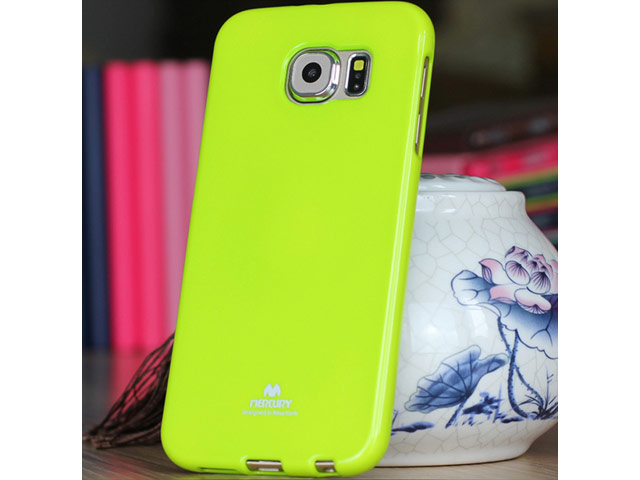 Чехол Mercury Goospery Jelly Case для Samsung Galaxy S6 SM-G920 (зеленый, гелевый)