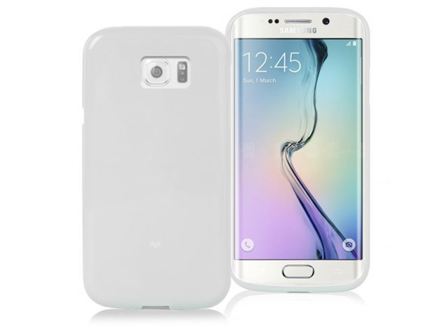 Чехол Mercury Goospery Jelly Case для Samsung Galaxy S6 edge SM-G925 (белый, гелевый)