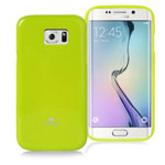 Чехол Mercury Goospery Jelly Case для Samsung Galaxy S6 edge SM-G925 (зеленый, гелевый)