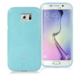 Чехол Mercury Goospery Jelly Case для Samsung Galaxy S6 edge SM-G925 (голубой, гелевый)