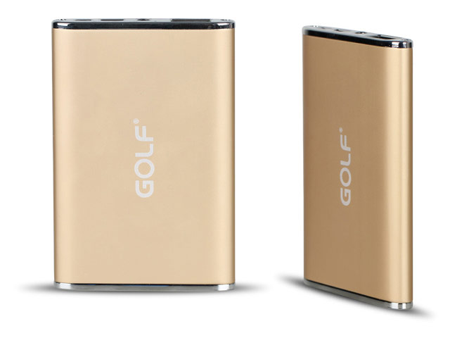 Внешняя батарея Golf Power Bank универсальная (4800 mAh, золотистая)