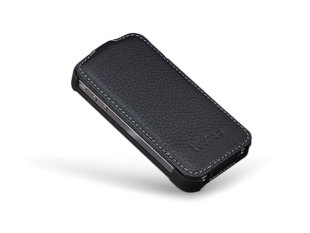 Чехол YooBao Slim case для iPhone 4 (черный, кожанный)