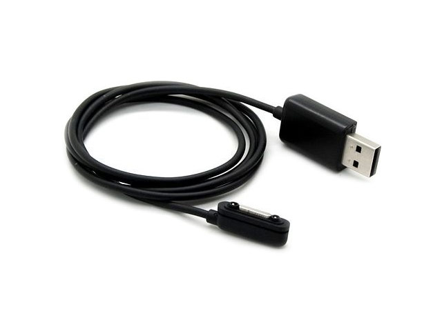 USB-кабель Sony Magnetic Charging Cable для Sony Xperia (магнитный разъем, 1 метр, черный)