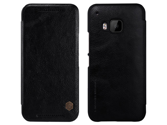 Чехол Nillkin Qin leather case для HTC One M9 (черный, кожаный)