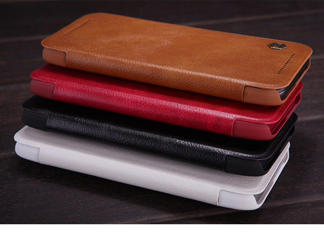 Чехол Nillkin Qin leather case для HTC One M9 (черный, кожаный)